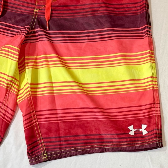 Under Armour Men Heat Gear Reblek Stretch Board Swim Shorts Multicolor Size 32 - Picture 5 of 7